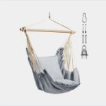 Seville Grey Hanging Swing Chair. - R13a.7.