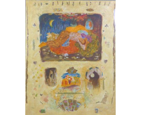 After Roy Fairchild-Woodard (British, b. 1953): two limited edition prints, comprising 'Writing on Walls', signed and numbere