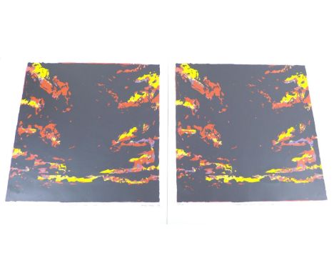 After Michael (Mike) R. Hoar ARCA (British, 1943-2017): Four limited edition lithographs of sunsets, all signed 'Sunset III' 