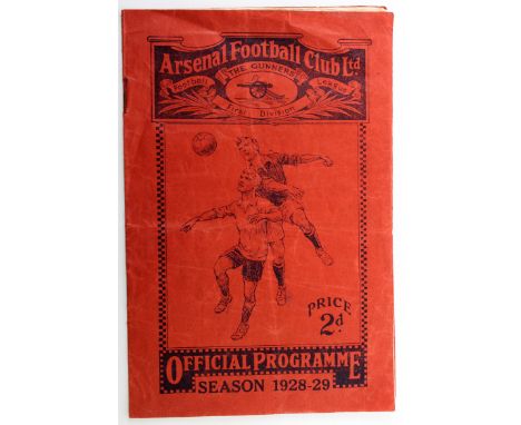 Ilford v Leyton 20 April 1929 Amateur Cup Competition Final Tie. Played at Arsenal Football Club, programme
