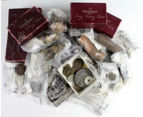 Assortment of mainly GB in a box, the majority being post 1900 pre decimal but noted some better pre 1900. Needs sorting