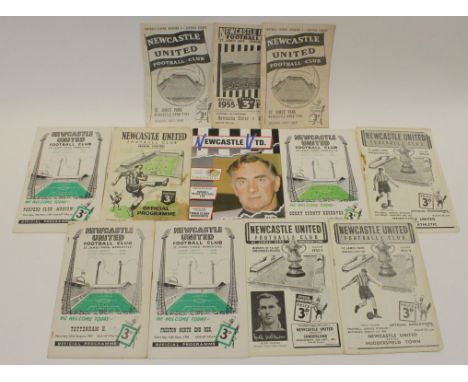 Newcastle United home games, c1951-1990, approx 12