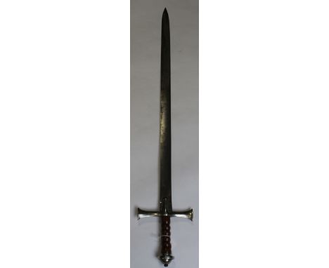 Sword: An interesting broadsword by Henry Wilkinson. Blade 28" with 'Henry Wilkinson, Pall Mall, London' to ricasso and the l