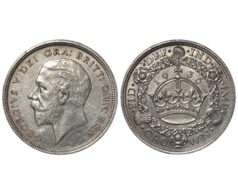 Crown 1936 GVF a few light bag marks obverse