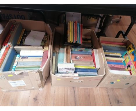 3 boxes of vintage children's books 
