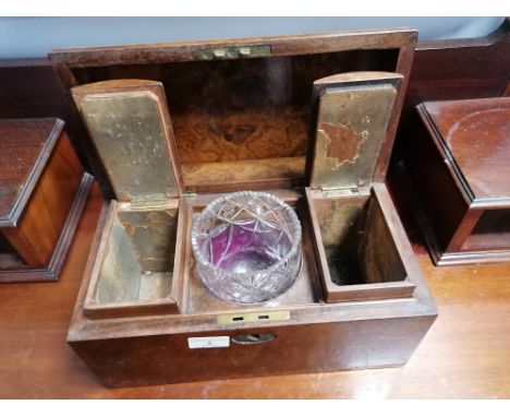 19th century dome top tea caddy