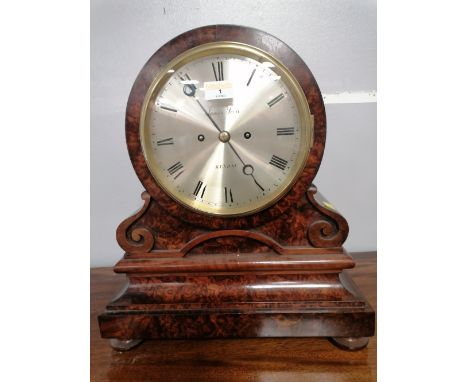 James Scott of Kendal mantle clock, late 19th/early 20th century, 43 cm high