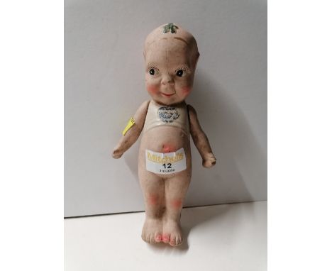 Ceramic pixie doll, 18 cm high