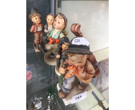 Four Hummel figures 