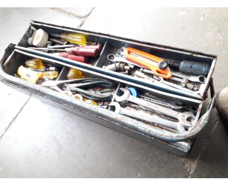 Toolbox and assorted tools 