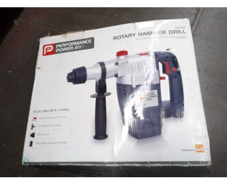 A rotary hammer drill 