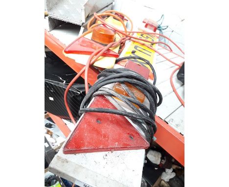 2 trailer lighting boards 