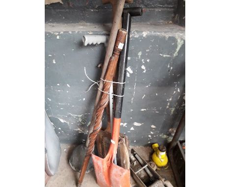 Assorted garden tools 