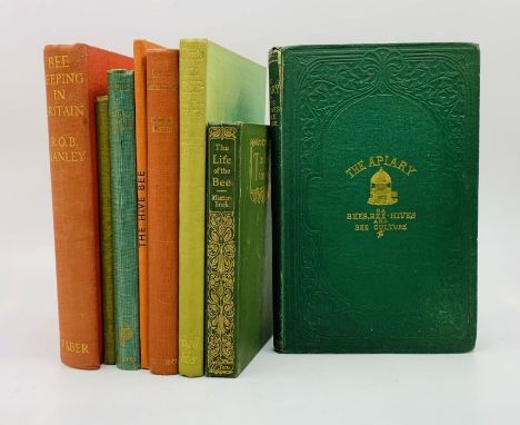 Collection of books on bees &amp; beekeeping to include The Apiary of Bees, Bee-Hives and Bee Culture, by Alfred Neighbour, K