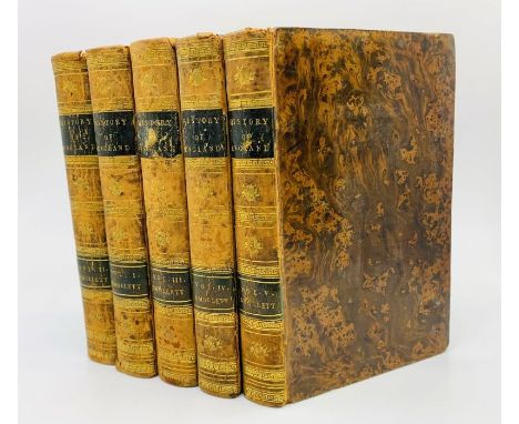 Smollett, Tobias. The History of England, in five volumes, London: C. &amp; R. Baldwin, 1807, octavo, full contemporary calf,
