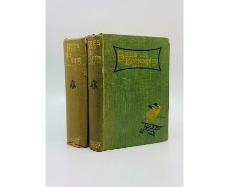 Collection of books on bees &amp; beekeeping to include Bees and Bee-Keeping, by Frank R. Cheshire, in two volumes, published