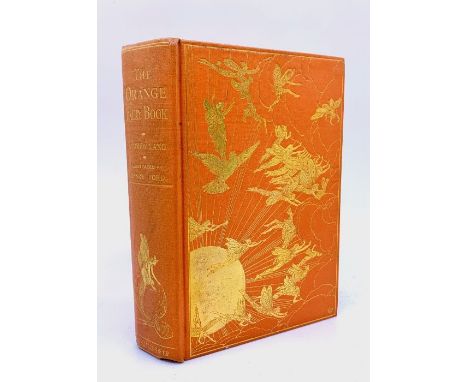 Lang, Andrew. The Orange Fairy Book, first edition, London: Longmans, Green, and Co., 1906. Octavo, publisher's gilt orange c