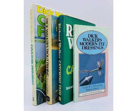 Walker, Richard. Four presentation copies from the author to his son: Dick Walker's Modern Fly Dressings, first edition, Lond