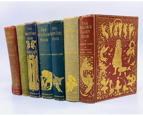 Lang, Andrew. Collection of Fairy Books, early editions, including The Brown Fairy Book, first edition, 1904; Red Fairy Book,