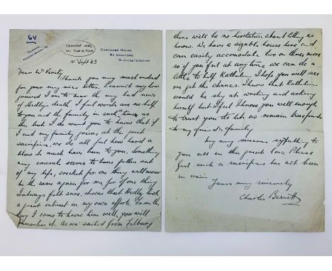 Cricket. Alan Hill (1928-2021), author and biographer of cricketers. Archive of correspondence, photographs and ephemera. Col