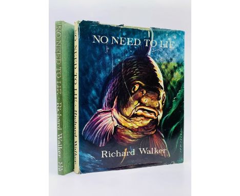 Walker, Richard. No Need To Lie, first edition, review copy with loosely inserted slip from E. M. Art & Publishing Ltd., 17 A