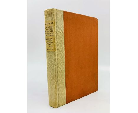 Crowley, Aleister. Jephthah and Other Mysteries Lyrical and Dramatic, first edition, London: Kegan Paul, 1899, printed at The