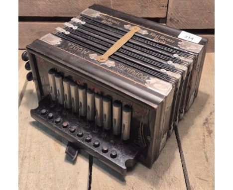 Antique Foreign Squeeze Box "Popular Model"