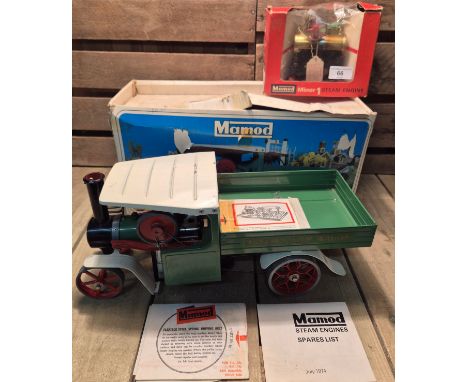 Two Boxed Mamod steam engines; Mamod steam wagon and Minor 1 Steam Engine. 