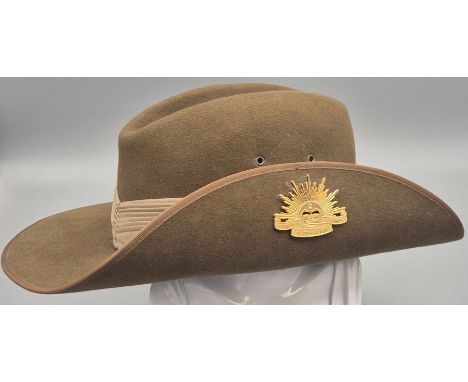 The Australian Army Slouch Hat. 5 ARA C Comp.