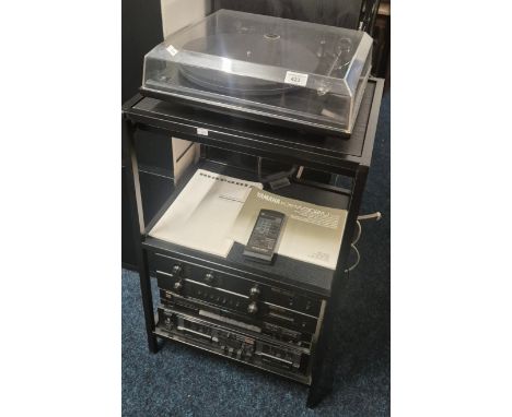 A selection of Hifi separates &amp; Revolver BR Turntable; QED A240 SA Signal Path Optimised Stereo Amplifier, QED T260 Three