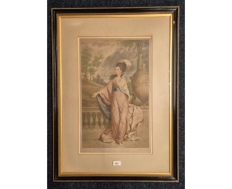 Richard Smythe Early 20th century portrait of Jane Fleming, later Countess of Harrington. With proof marking.83x60cm frame.