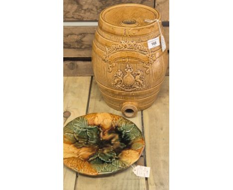 19th Century Scottish Caledonian pottery Murray &amp; Co Glasgow Whisky Barrell Scottish pottery &amp; Dunmore pottery Peter 