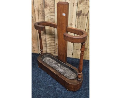 Antique Oak Stick/Umbrella stand 