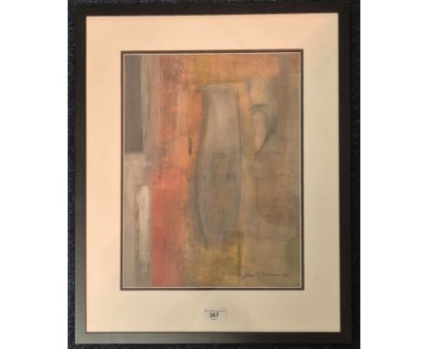 James T Ferguson DA [1923-2013]Studied Edinburgh college of art Exhibited RSA, RSW & SSAStill life with jug Watercolour Signe