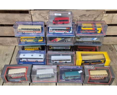 A Large Collection of Limited edition Omibus models; Royal Class tour bus, South end London, Peak kings St Cambridge bus &amp