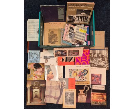 Art books and exhibition catalogues. 