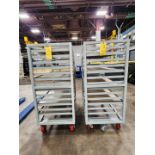 (2) Rolling Matl. Carts (Location: Machine Room)