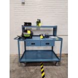 Rolling Matl. Cart 53" x 31" x 50-1/2"H (Matl. Excluded) (Location: Machine Room)