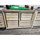 Lista Modular Matl. Cabinet 53" x 31" x 42"H; W/ Tool Holder (Location: Machine Room)