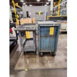 (2) Rolling Matl. Carts (Location: Machine Room)