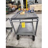 Rolling Matl. Cart W/ Assorted Matl. (Location: Machine Room)
