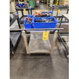 Rolling Matl. Cart W/ Assorted Matl. (Location: Machine Room)