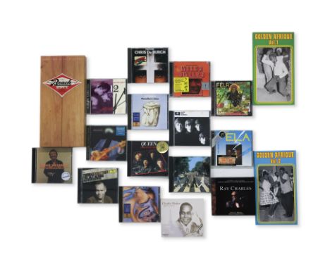 A LARGE GROUP OF ROCK, JAZZ AND WORLD MUSIC CDS
Including many Beatles albums, Dire Straits, Cat Stevens, Miles Davis, Fela K