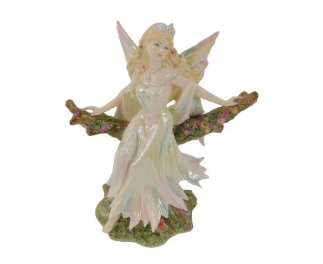 A Coalport porcelain figure modelled as Titania, Shakespearian Classical Heroines, limited edition No. 826/2000, 21cm high.