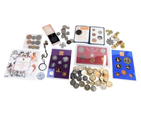 A group of decimal and pre decimal coinage, Britain's First Decimal Coin packs, a Coinage of Great Britain 1967 coin pack, 19