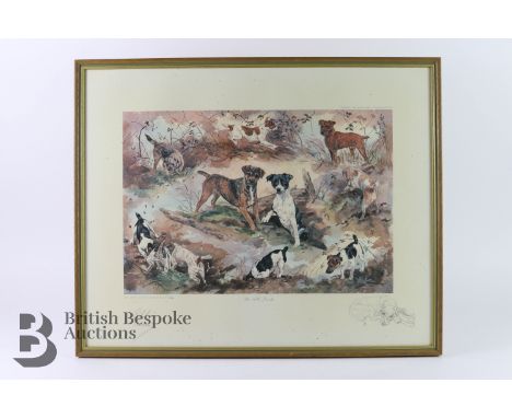 Gillian Harris limited edition prints, entitled 'Worker's Playtime' 310/850, and 'The Wild Bunch' 504/850, both signed to mar