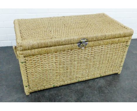 A basket trunk, 46 x 86cm