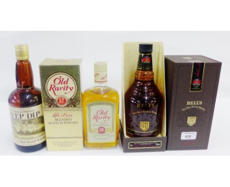 Whisky to include The Original Oldbury Sheep Dip, 8-year old pure malt Scotch Whisky, Old Rarity blended Scotch Whisky 12-yea