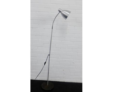Swan necked leading reading lamp, 155cm 