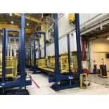 Handling Speciality Lift Platform model #0423-40. Serial #CV-12405. Approx. 5ft wide x 25 ft. long